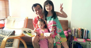Hình ảnh gia đinh Dạy con làm tranh từ hạt bí, hạt dưa hấu để chống rảnh, chống quạu