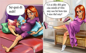 Các mẹ bầu đôi khi thấy dường như cả thế giới đang chống lại mình, ngay cả đôi giày quen thuộc này cũng thế.